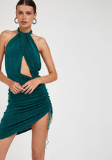 Lina Dress | Bottle Green