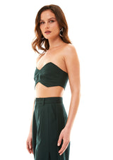 Kayla Top | Bottle Green