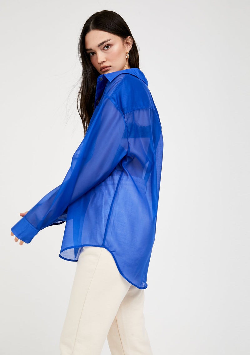 Talia Blouse | Royal Blue