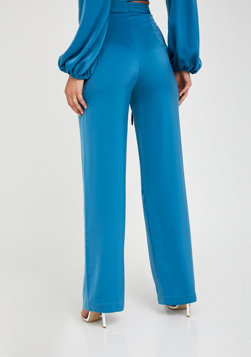 Vanessa Trousers  | Teal Blue