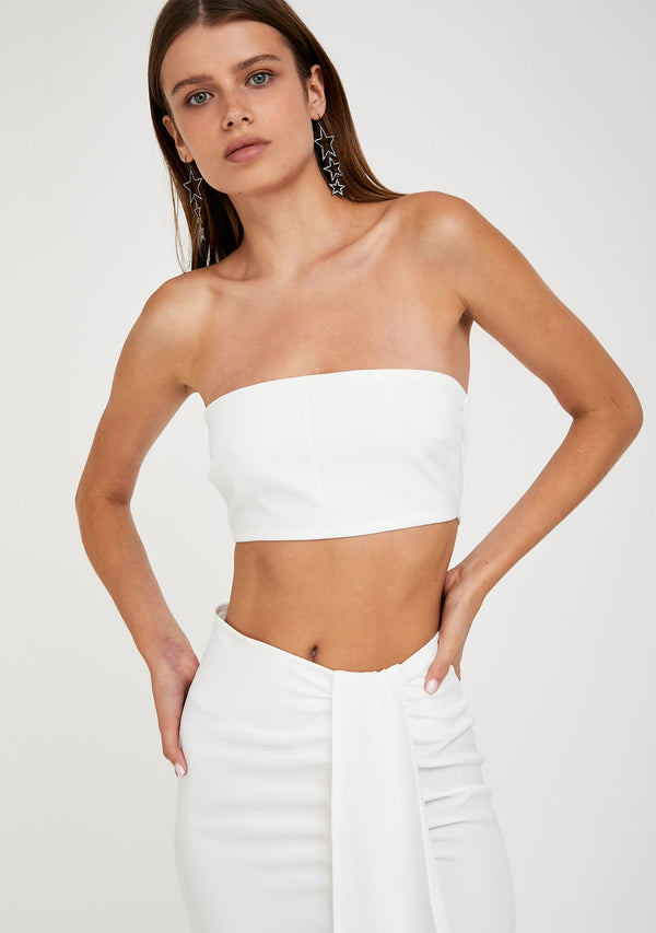 Camilla Suit Top | White