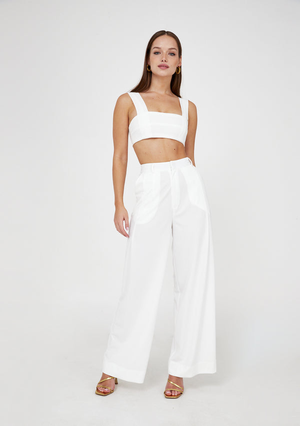 Spring Trousers | White