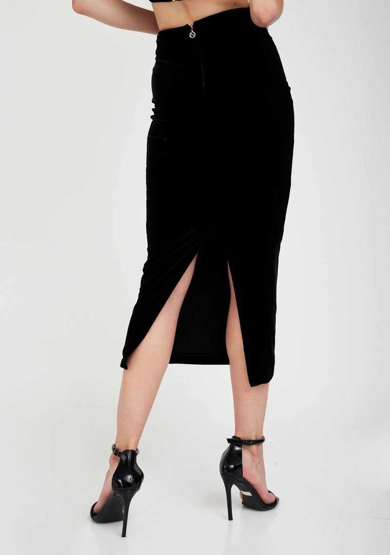 Anne Suit Skirt | Black