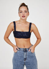 Lia Top | Navy