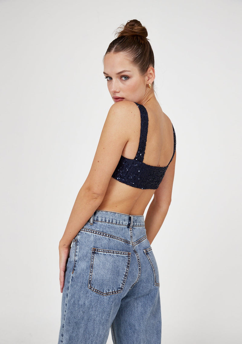 Lia Top | Navy