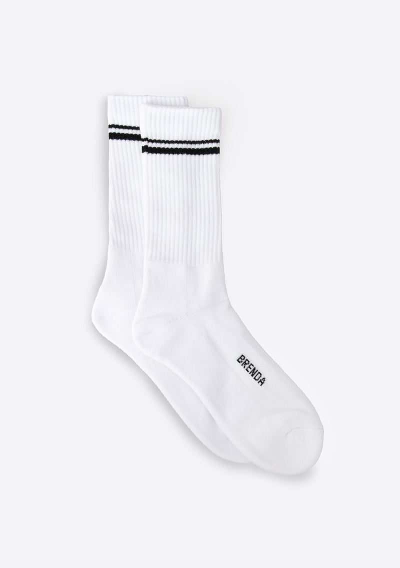 High Pair of Socks | White and Black